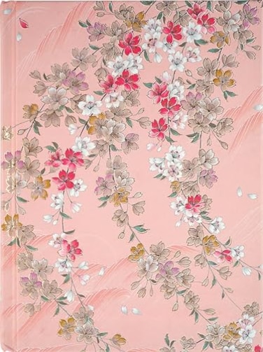 PETER PAUPER Cherry Blossoms Journal Diary Notebook