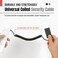 Anderic Universal Coiled Security Cable Bulk Pricing Available Remote Control Tether Security Cable Leash with Hook and Loop Fastener Tape and DoubleSided Tape CBL02