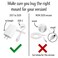 Dot Genie Google WiFi Old Rectangular Plug NOT Current Round Plug Outlet Holder Mount Stand No Messy Screws 2Pack