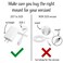 Dot Genie Google WiFi Old Rectangular Plug NOT Current Round Plug Outlet Holder Mount Stand No Messy Screws 2Pack