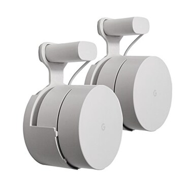 Dot Genie Google WiFi Old Rectangular Plug NOT Current Round Plug Outlet Holder Mount Stand No Messy Screws 2Pack