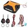X AUTOHAUX Car Keyless Entry System Remote Control WBlank Key for Toyota DC 12V Central Lock with 2 Remote Control Key