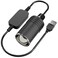 BFXM USB to Cigarette Lighter Adapter 10W USB Male to 12V Cigarette Lighter Socket Cable for Dash Cam Radar Detector Car Fan Electronic GPS Led Light