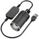 BFXM USB to Cigarette Lighter Adapter 10W USB Male to 12V Cigarette Lighter Socket Cable for Dash Cam Radar Detector Car Fan Electronic GPS Led Light