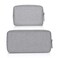 ERCRYSTO Universal ElectronicsAccessories Soft Carrying Case Bag Durable LightweightSuitable for Outgoing Business Travel and Cosmetics Kit SmallBigGray