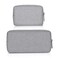 ERCRYSTO Universal ElectronicsAccessories Soft Carrying Case Bag Durable LightweightSuitable for Outgoing Business Travel and Cosmetics Kit SmallBigGray