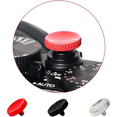 Panzong Camera Shutter Button Upscale and Delicate Soft Shutter Release Button 3 Pack