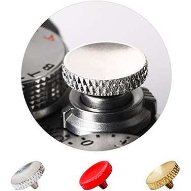 Panzong Soft Shutter Release Button Highend Pure Copper Camera Shutter Button 3 Pack