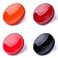 VKO Metal Soft Shutter Release ButtonDelicate Camera Shutter Button Black Red Darkred Orange 11mm Concave Surface4 Pack