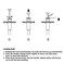 Fotasy JJC TCR40S Silver 40cm Threaded Cable Release Mechanical Shutter Release Cable BulbLock Design for Long exposures