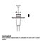 Fotasy JJC TCR40S Silver 40cm Threaded Cable Release Mechanical Shutter Release Cable BulbLock Design for Long exposures