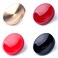 VKO Metal Soft Shutter Release ButtonDelicate Camera Shutter Button Black Red Darkred Golden 11mm Concave Surface4 Pack