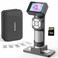 LINKMICRO LM112 Microscope for Kids Adults Handheld with 2 Screen 500X Portable Microscope Kit with Case USB Magnifier with 8 LED Light 5pcs Biological Slides 32G