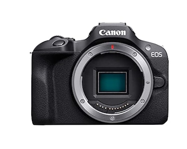 Canon EOS R100 Mirrorless Camera RF Mount 241 MP DIGIC 8 Image Processor Continuous Shooting Eye Detection AF Full HD Video 4K Small Lightweight WiFi Bluetooth Content Creation
