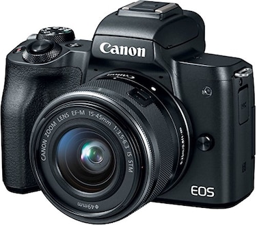 Canon EOS M50 Mirrorless Vlogging Camera Kit with EFM 1545mm Lens Black