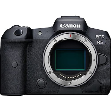 Canon EOS R5 Mirrorless Camera Body Only FullFrame Hybrid Camera 8K Video 45 Megapixel CMOS Sensor DIGIC X Image Processor Up to 12 FPS RF Mount Black