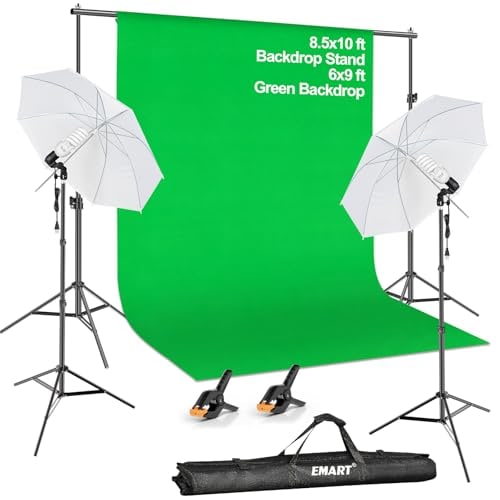 إي مارت Emart 85x10 Ft Screen Backdrop Kit 5500 K