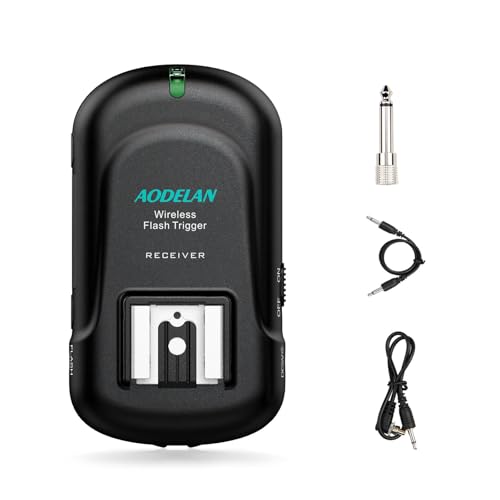 aodelan Aodelan Flash Trigger Receiver With Hot Shoe