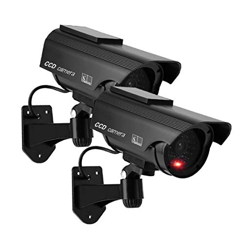 Ysucau Ysucau Solar Powered Bullet Dummy Fake Simulated Surveillance Security Cctv Dome Camera