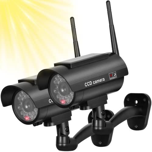 Bnt Bnt Solar Powered Fake Security Camera Bullet