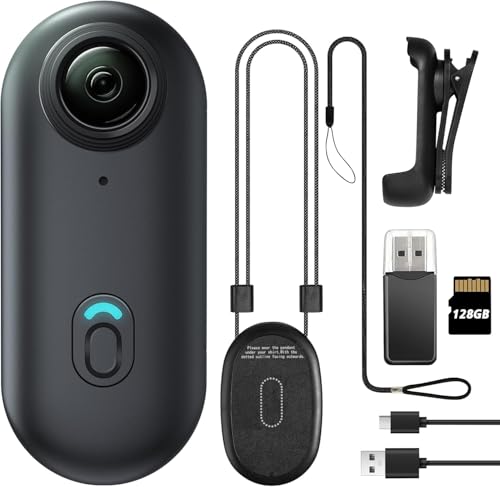 meoilkolnm Meoilkolnm 4k Mini Body Camera 128GB