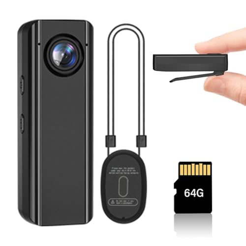 DBJIBF Dbjibf Mini Body Camera 64GB