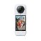 Insta360 X5 Satin White Waterproof 8K 360 Action Camera Leading Low Light Invisible Selfie Stick Effect Rugged and Replaceable Lens 3Hour Battery Builtin Wind Guard Stabilization