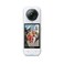 Insta360 X5 Satin White Waterproof 8K 360 Action Camera Leading Low Light Invisible Selfie Stick Effect Rugged and Replaceable Lens 3Hour Battery Builtin Wind Guard Stabilization