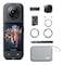 Insta360 X5 Essentials Bundle8K Waterproof 360 Action CameraBundle Includes Selfie Stick Extra Battery Utility Fast Charge Case Standard Lens Guards Lens Cap Carry Case