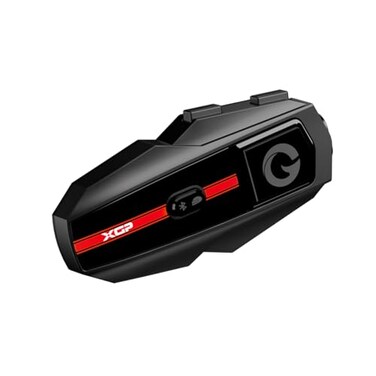 XGP Motorcycle Bluetooth Headset V52 with Music Sharing 2Way Motorcycle Helmet Bluetooth with IP67 Waterproof Helmet Communication Intercom Systems with HiFi Speakers for ATVSnowmobile 1 Pack
