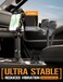ToughTested Boom Cup Holder Phone Holder for Car Adjustable Cell Phone Mount No Vibration Heavy Duty Bendable Boom Arm Expandable Grip 360 Rotation with Quick Release Button Case Friendly Design