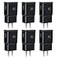 Eversame 6Pack USB Charger Fast Charging Block Android Phone Rapid USB Wall Charger Compatible with Samsung Galaxy S21S20S10S10eS10 PlusS9S9 PlusS8S8 PlusS7S6Note 10Note 9Note 8LGHTC iPhone