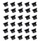 LampVPath LAMPVPATH 30 Pcs Micro USB Port Plug Micro USB Female Anti Dust Cover Plug Protector Stopper Cap