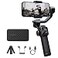 Hohem iSteady M6 Gimbal Stabilizer for Smartphone 3Axis Cell Phone Stabilizer Builtin OLED Display 400g Payload Reverse Charging Android and iPhone Gimbal with Inception Motion Timelapse