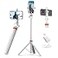 eucos EUCOS 62 Tripod for iPhone Sturdy Selfie Stick Tripod with Remote Lightweight Phone Stand Solidest Portable Cell Phone Tripod Compatible iPhone Pro MaxAndroid White