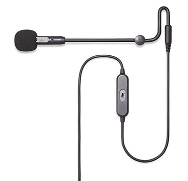 Antlion Audio ModMic USB Attachable NoiseCancelling Microphone with Mute Switch Compatible with Mac Windows PC PlayStation 4 and More