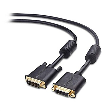 Cable Matters DVI to DVI Extension Cable DVID Dual Link Extension Cable 6 Feet