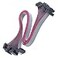 Antrader 6 Pieces 254 mm Pitch 10 Pin FF IDC Flat Ribbon Cable Connector Dual Row Data Cable 30cm