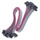Antrader 6 Pieces 254 mm Pitch 10 Pin FF IDC Flat Ribbon Cable Connector Dual Row Data Cable 30cm
