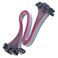 Antrader 6 Pieces 254 mm Pitch 10 Pin FF IDC Flat Ribbon Cable Connector Dual Row Data Cable 30cm