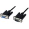 StarTech 2m Black DB9 Null Modem Serial Cable Male to Female