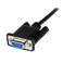 StarTech 2m Black DB9 Null Modem Serial Cable Male to Female
