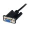 StarTech 2m Black DB9 Null Modem Serial Cable Male to Female