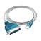 SinLoon USB to Parallel Port Adapter USB to IEEE1284 CN36 Parallel Printer Cable Adapter for Printer 46FT