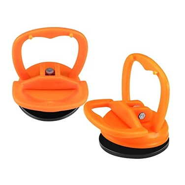 EFAITHFIX Heavy Duty Suction Cups 2 Pcs Screen Suction Cup LCD Screen Opener Computer Screen Replacement Opening Sucker Compatible for iPad iMac MacBook Tablet Laptop iPhone Samsung Huawei Etc