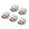 Cable Matters 5Pack LC UPC Duplex Fiber Optic Keystone Coupler Jack OM1OM2OM3OM4 Multimode OS2 Single Mode Support