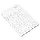 Macally Bluetooth Number Pad for Laptop Apple Mac iMac MacBook ProAir Ipad Windows PC Tablet or Computer Rechargeable 18 Key Wireless Numeric Keypad Bluetooth 10 Key Numpad Keyboard