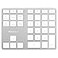 Macally Bluetooth Number Pad for Laptop Rechargeable Wireless Numeric Keypad Slim 35 Key Wireless Number Pad Keyboard for Data Entry 10 Key Numpad Compatible with Mac MacBook iPad PC Windows