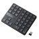 SurnQiee Wireless Numeric Keypad 24G Rechargeable Number Pad 35Keys for Efficient Data Input