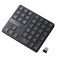 SurnQiee Wireless Numeric Keypad 24G Rechargeable Number Pad 35Keys for Efficient Data Input
